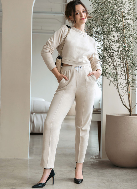 M8447 | Misses' Knit Top and Pants by Brandi Joan | McCall's