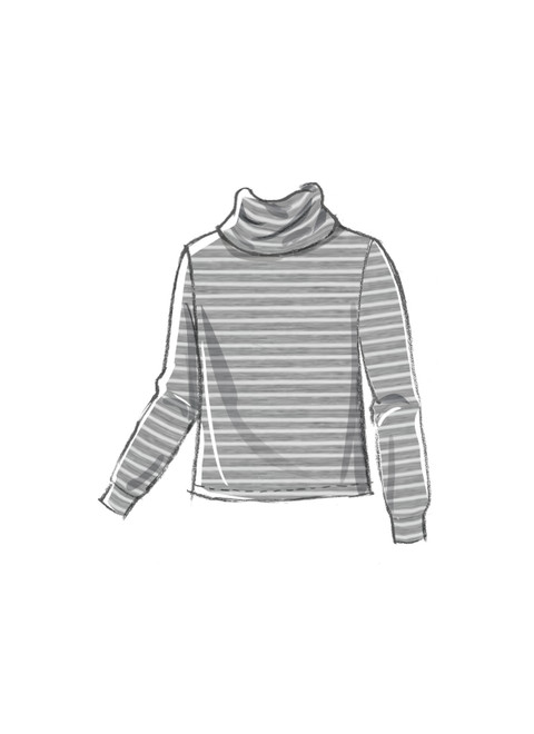 M8456 | Misses' and Women's Knit Top, Shorts and Pants | McCall's