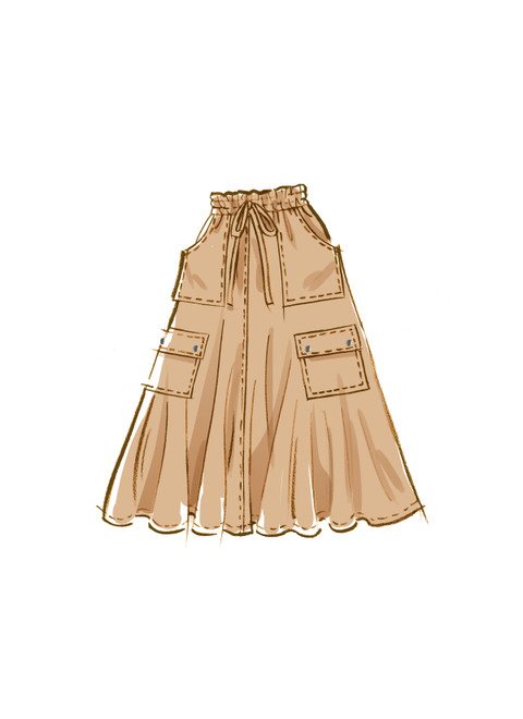 M8452 (PDF) | Misses' Skirt In Two Lengths | McCall's