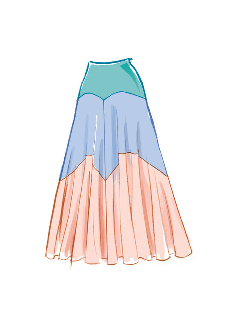 M8453 (PDF) | Misses' Skirt In Two Lengths | McCall's