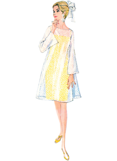 M8466 (PDF) | Misses' Slip Dress and Sheer Overdress | McCall's