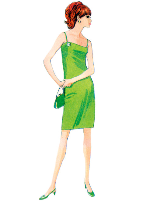 M8466 (PDF) | Misses' Slip Dress and Sheer Overdress | McCall's