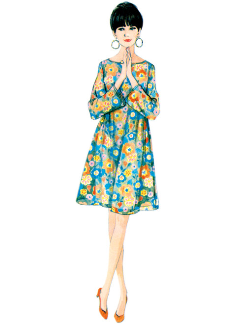 M8466 (PDF) | Misses' Slip Dress and Sheer Overdress | McCall's
