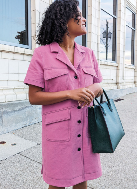 ME2068 (PDF) | Misses' Shirt Dress by Lydia Naomi | Know Me