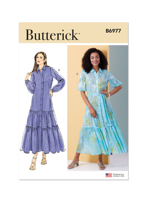 ボニック 美品 B6977 | Misses' Dress and Sash | Butterick