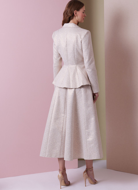 Vogue V2018P5 Misses' jas, rok en broek P5 (12 14 16 18 20