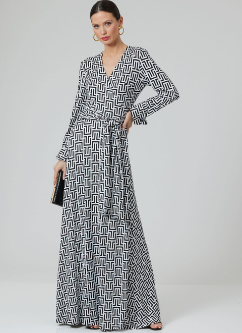 V2000 | Misses' Wrap Dress by Diane von Furstenberg | Vogue Patterns
