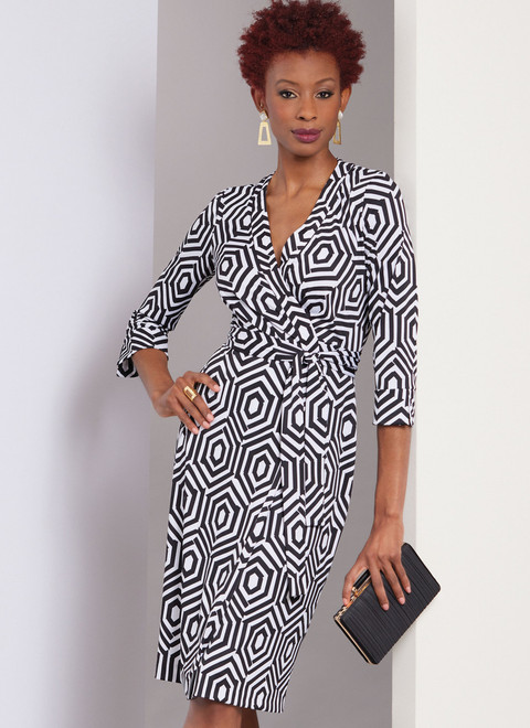 V1952 (PDF) | Misses' Wrap Dresses | Vogue Patterns