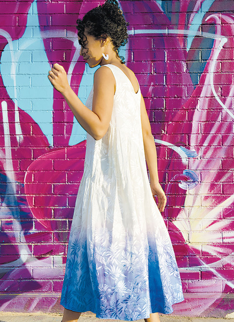 ME2076 | Misses' Front or Back Reversible Dress in Two Lengths by