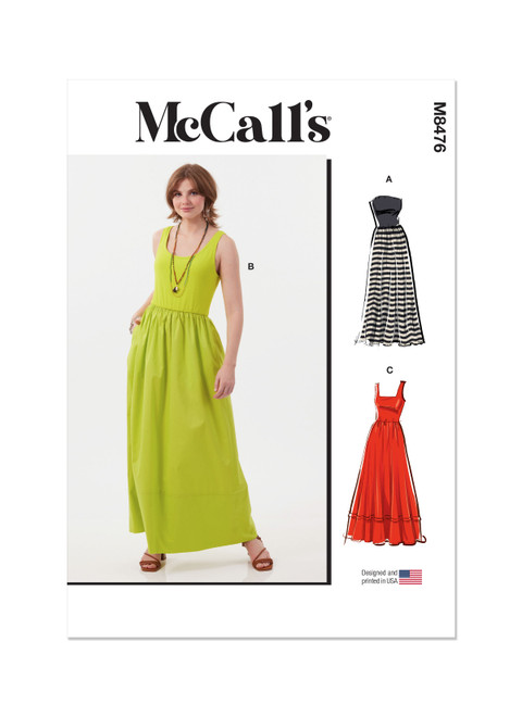 McCall's M8476 | Misses' Dresses | Front of Envelope