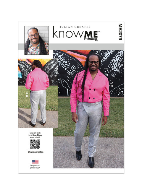 Know Me ME2079 | Men's Shirt and Pants  by Julian Creates | Front of Envelope