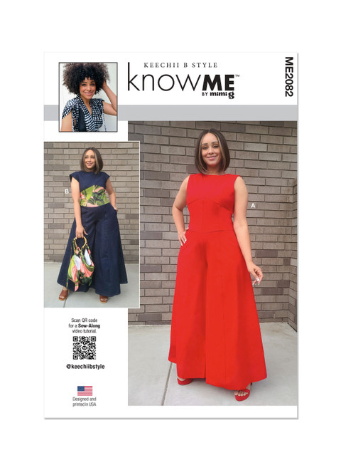Know Me ME2082 | Misses' and Women's Jumpsuits by Keechii B Style | Front of Envelope