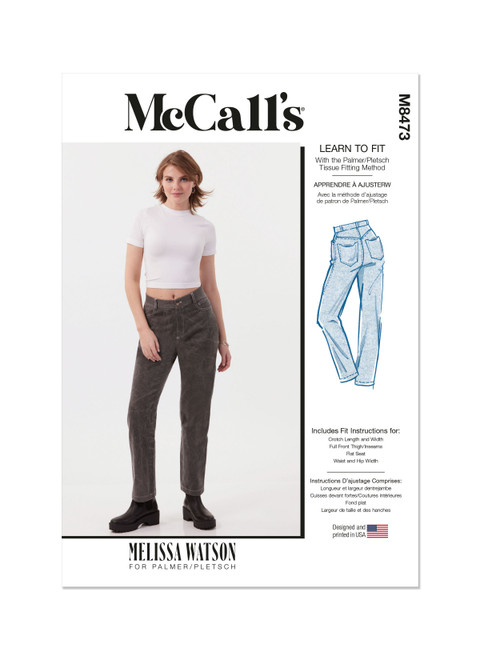 McCall's M8473 | Misses' Pants by Melissa Watson | Front of Envelope