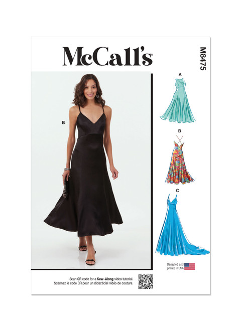 McCall's M8475 | Misses' and Women's Dresses | Front of Envelope