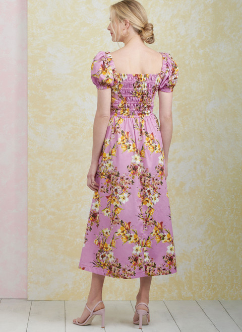 S9918 (PDF) | Misses' Dress with Sleeve and Length Variations