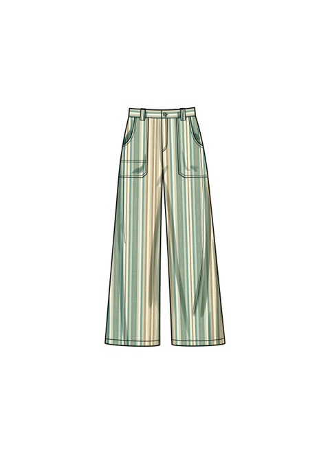 その他 SALSATION Long Pants with Pockets L size QINSEN Wide Leg Palazzo Pants for Women High Waist Zip Front
