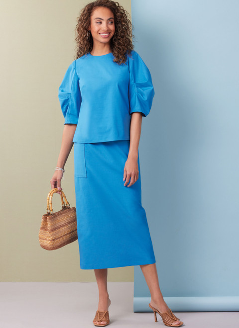 Butterick B7002 | Simplicity Sewing Pattern Misses’ and Women's Top, Skirt and Pants