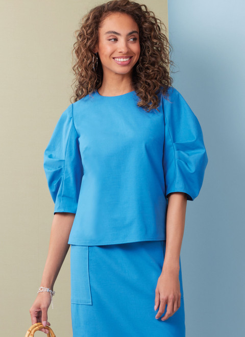 Butterick B7002 | Simplicity Sewing Pattern Misses’ and Women's Top, Skirt and Pants