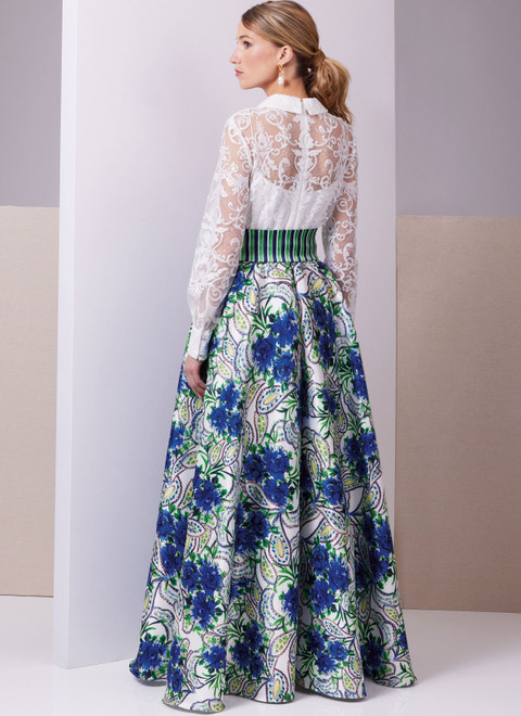V2029 (PDF) | Vogue Patterns Misses' Dress by Badgley Mischka