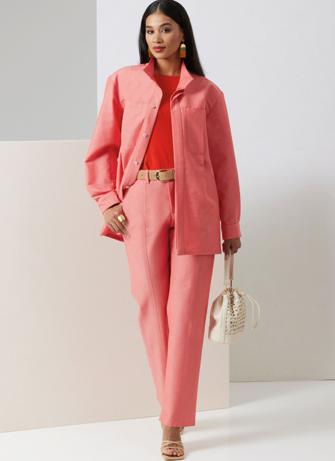 スーツ Slight Vogue wide multi button slacks V2039 (PDF) | Vogue Patterns Unisex Shirt and Pants | Vogue Patterns