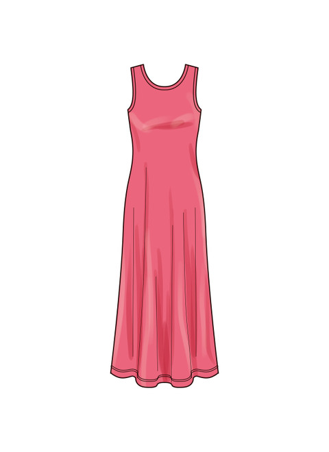 N6775 | Misses' Knit Dress in Two Lengths | New Look