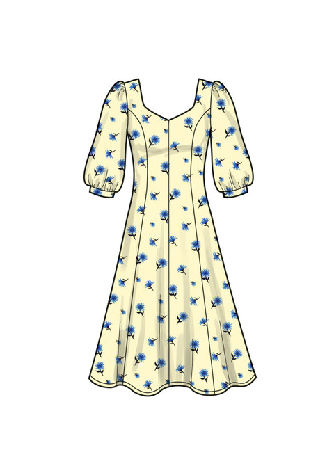 dress N6776 | Misses' Dress With Sleeve Variations | New Look