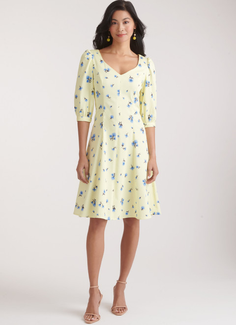 N6776 | Misses' Dress With Sleeve Variations | New Look