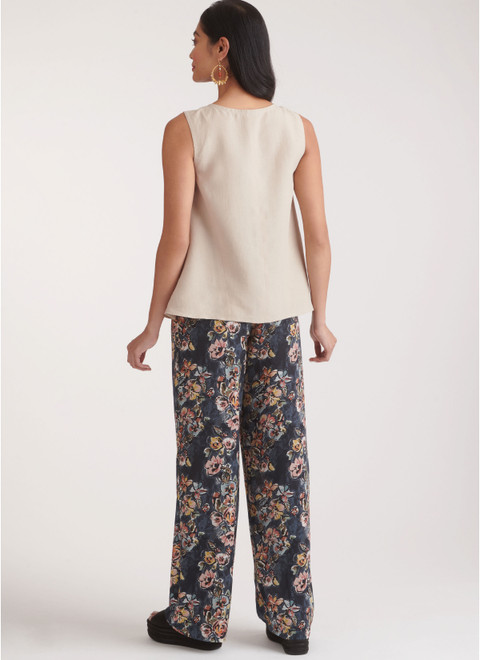 【NONCODE】Nuan Color Matching Pattern Pants No Boundaries Women Junior Galaxy Moon Star Ankle Sueded
