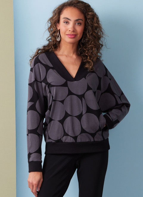 Butterick B6996 | Simplicity Sewing Pattern Misses' Knit Tops by Palmer/Pletsch