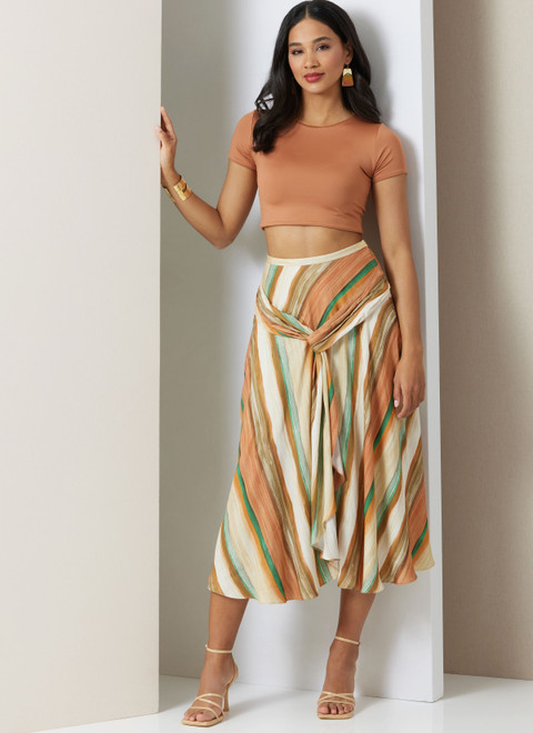 V2033 | Vogue Patterns Misses Skirt in Two Lengths | Vogue Patterns
