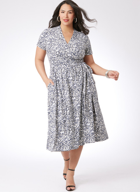 V2040 | Vogue Patterns Misses' Front Wrap Dresses by Diane von