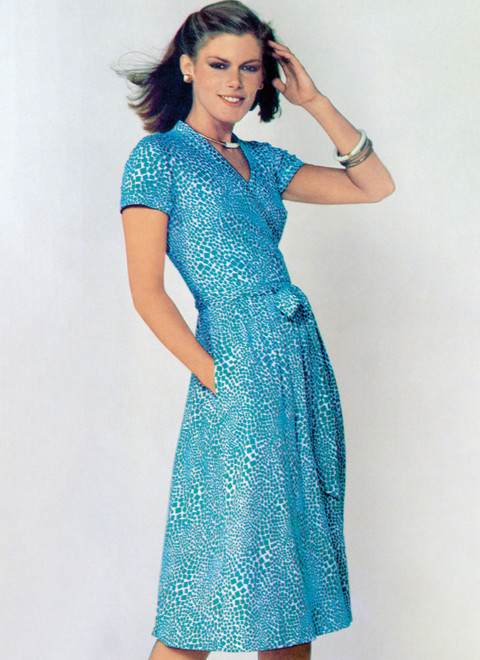 V2040 | Vogue Patterns Misses' Front Wrap Dresses by Diane von