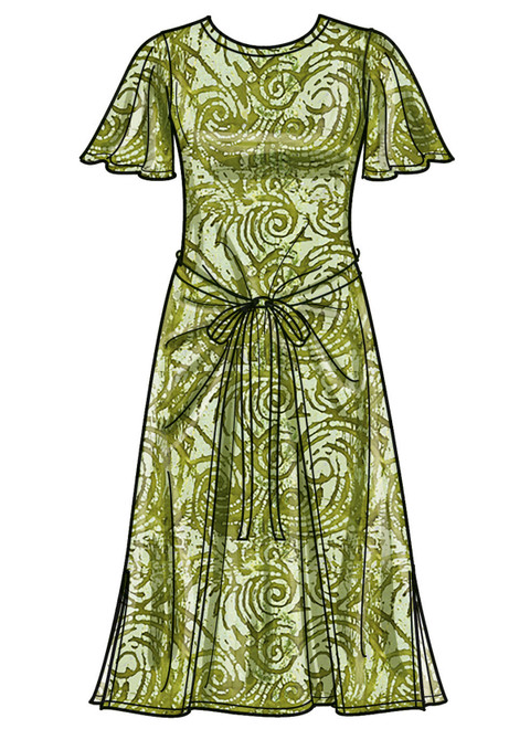 Ribcrafted Knit Dress Set /andwang【最終値下】 S9947 (PDF) | Simplicity Sewing Pattern Misses' Knit Dress with