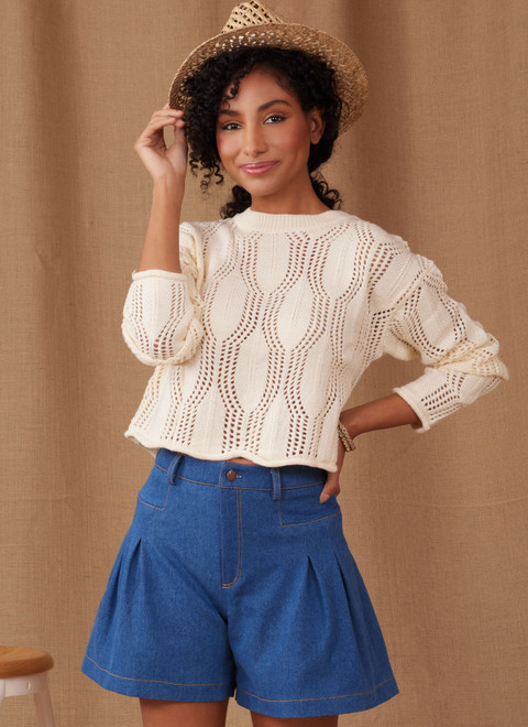 S9955 (PDF) | Simplicity Sewing Pattern Misses' Shorts and Pants