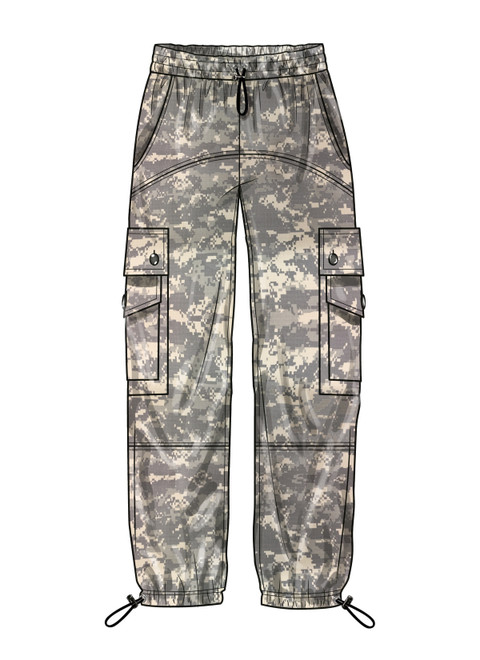 S9959 (PDF) | Simplicity Sewing Pattern Unisex Cargo Pants