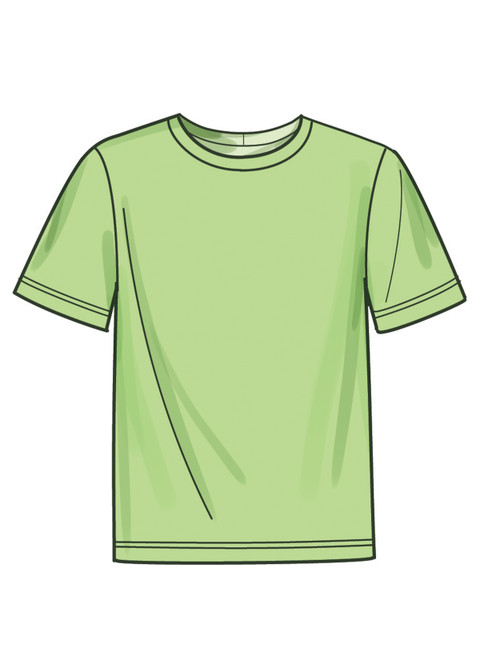 Simplicity S9960 | Simplicity Sewing Pattern Men's Knit T-Shirt, Shirt and Shorts