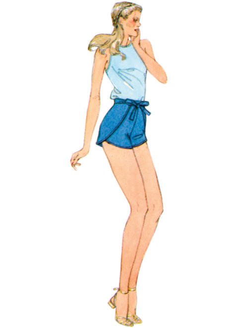 Simplicity S9977 | Simplicity Sewing Pattern 1980s Misses' Shorts