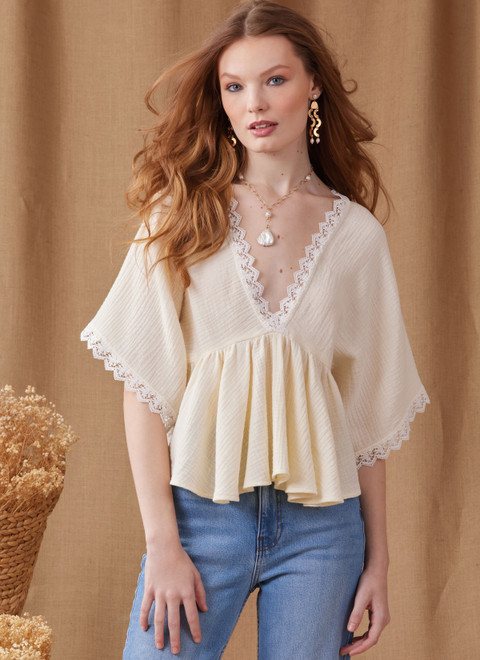 S9951 | Simplicity Sewing Pattern Misses' Top In Two Lengths