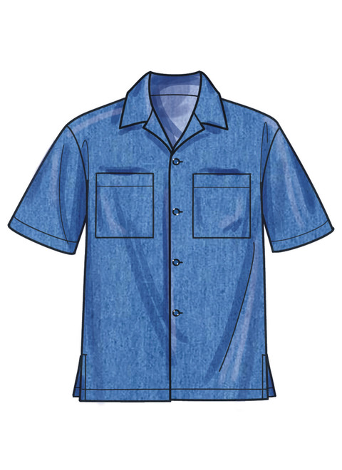 Simplicity S9960 | Simplicity Sewing Pattern Men's Knit T-Shirt, Shirt and Shorts