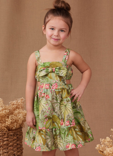 Simplicity S9962 | Simplicity Sewing Pattern Children's Dress, Top and Shorts