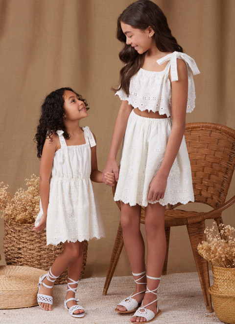 Simplicity S9963 | Simplicity Sewing Pattern Children's and Girls Tops, Skirts, and Dresses