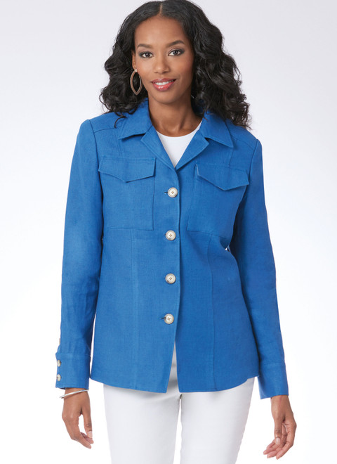 MＫT　レディース　BLK M M8504 (PDF) | McCall's Sewing Pattern Misses' Jacket by Melissa