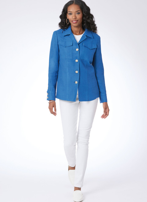 M8504 (PDF) | McCall's Sewing Pattern Misses' Jacket by Melissa M8504 (PDF) | McCall's Sewing Pattern Misses' Jacket by Melissa
