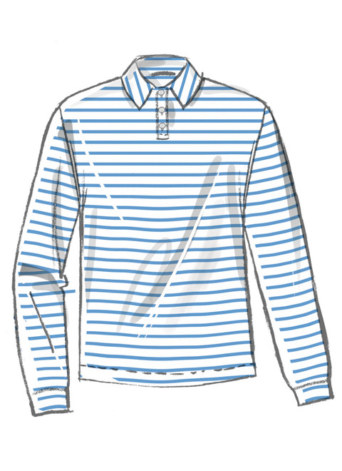 McCall's M8518 | McCall's Sewing Pattern Men's Polo Shirts