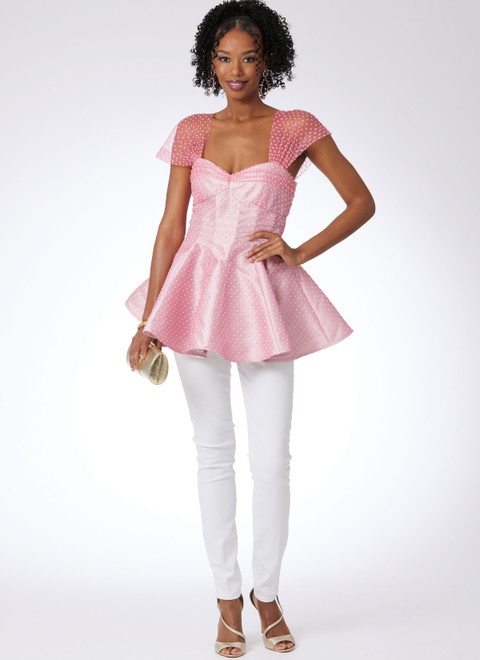 M8509 | McCall's Sewing Pattern Misses' Tops | McCall's