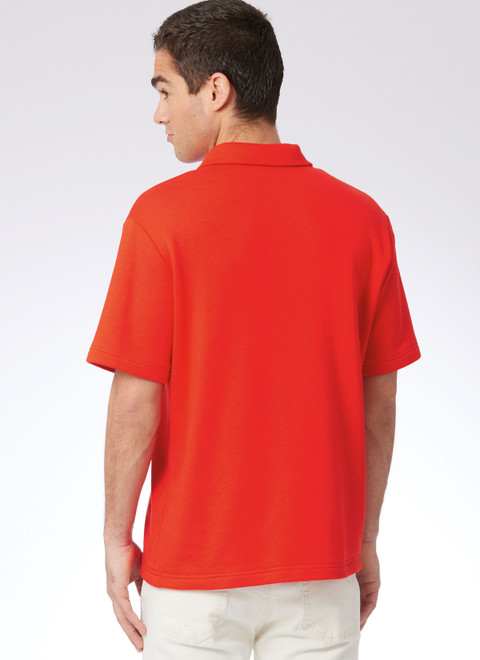 McCall's M8518 | McCall's Sewing Pattern Men's Polo Shirts