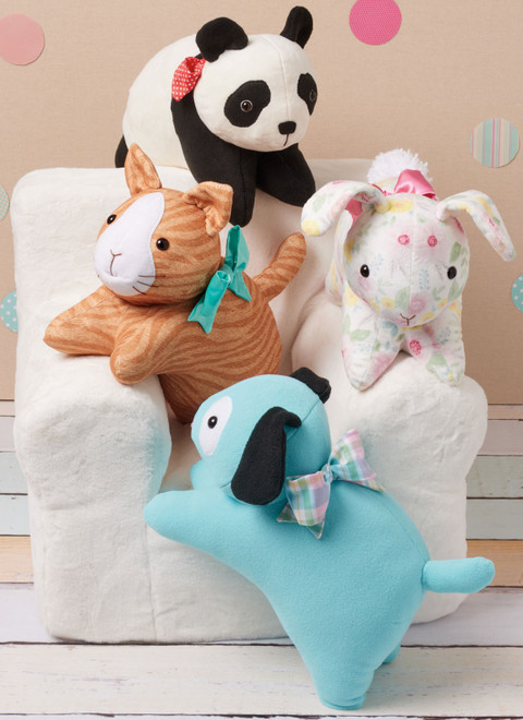 Simplicity S3023 | Simplicity Sewing Pattern Plush Pets by Elaine Heigl Designs