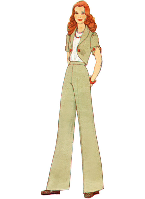 Simplicity S3018 | Simplicity Sewing Pattern 1970s Misses' Pants, Skirt and Jacket