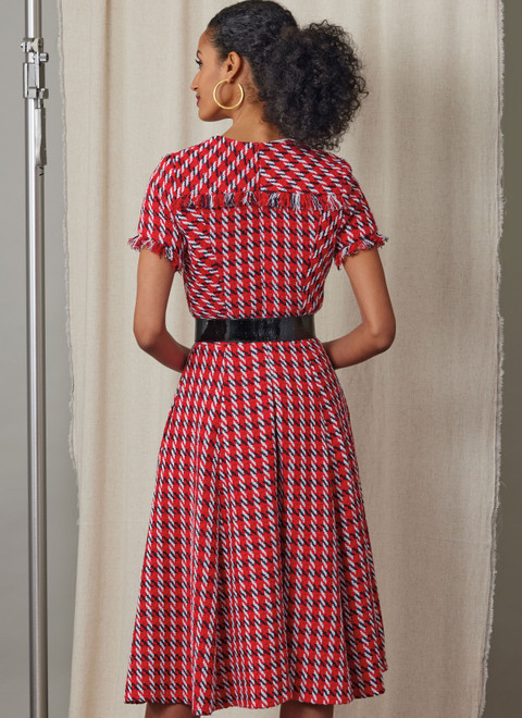 V2046 (PDF) | Vogue Patterns Misses' Dress with Sleeve and Length
