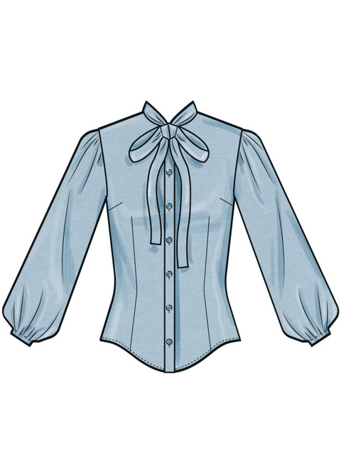 S3032 (PDF) | Simplicity Sewing Pattern Misses' Blouses